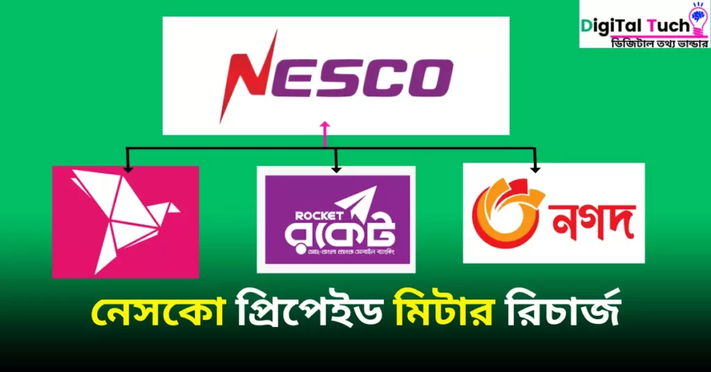 নেসকো প্রিপেইড মিটার রিচার্জ
