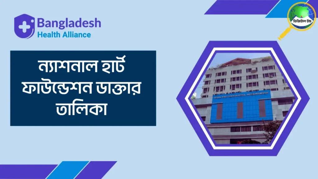 ন্যাশনাল হার্ট ফাউন্ডেশন ডাক্তার তালিকা