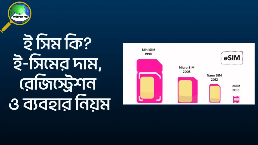 ই সিম কি