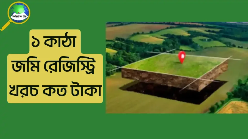 জমি রেজিস্ট্রি খরচ কত 2025