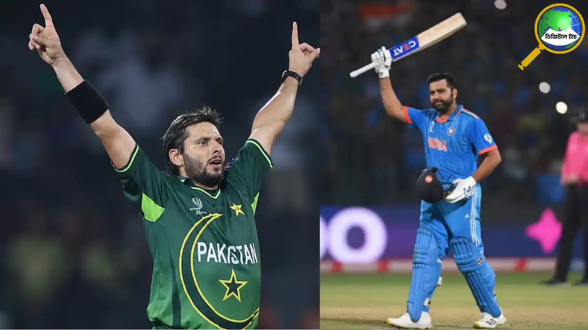 রোহিত শর্মা ওয়ানডে ক্রিকেটে শহীদ আফ্রিদির রেকর্ড ভেঙে সর্বোচ্চ ছক্কার মালিক হয়েছেন