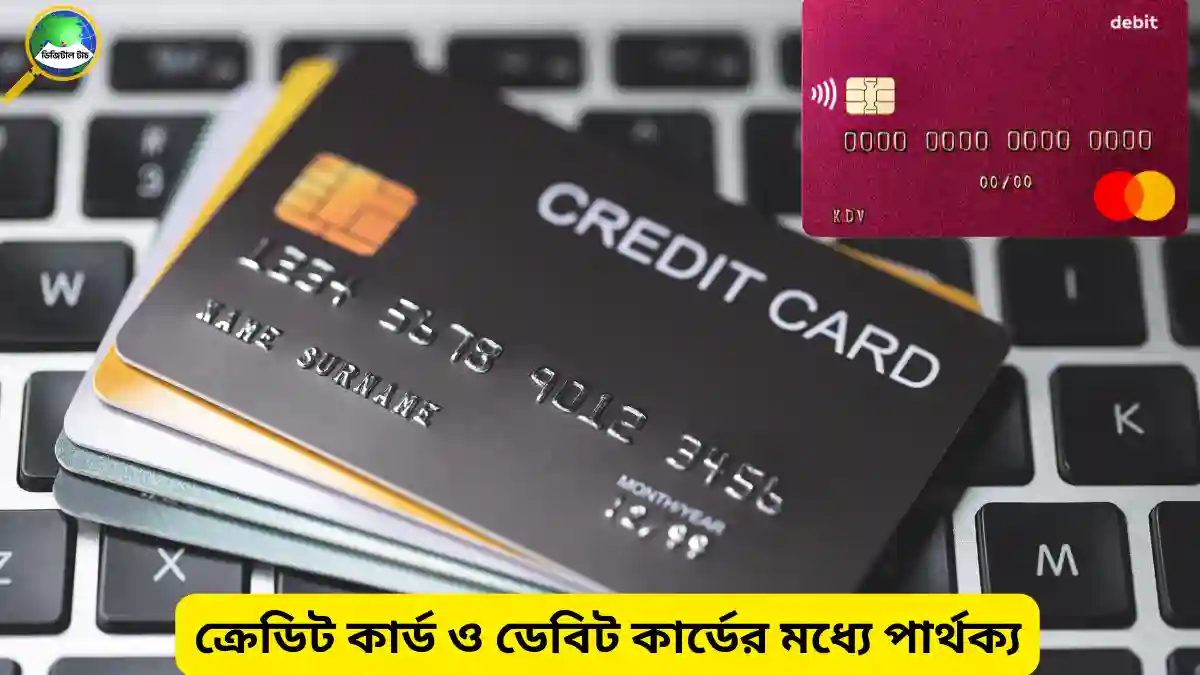ক্রেডিট কার্ড ও ডেবিট কার্ডের মধ্যে পার্থক্য