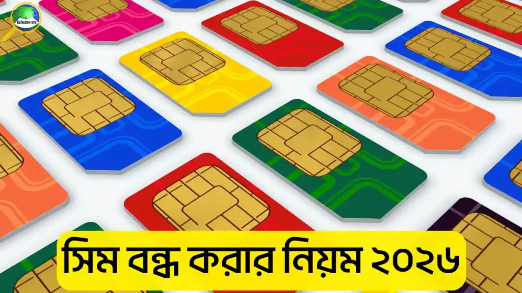সিম বন্ধ করার নিয়ম