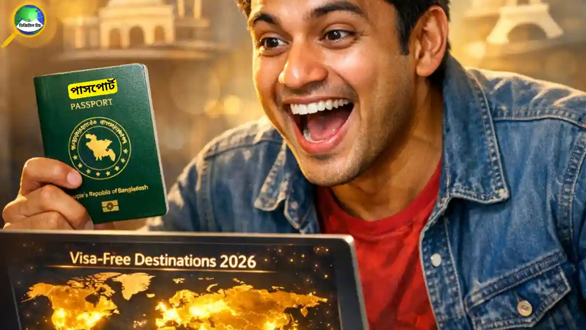 বাংলাদেশের পাসপোর্ট দিয়ে ভিসা ছাড়া কোন কোন দেশে যাওয়া যায় ২০২৬