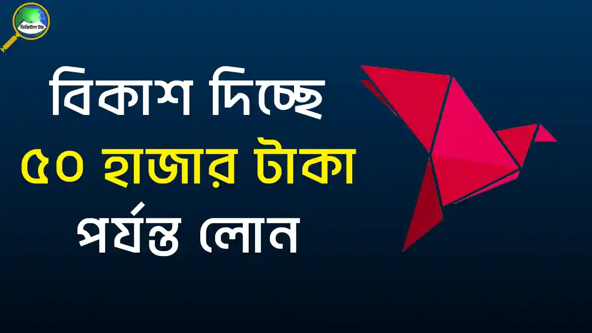 বিকাশ থেকে ৫০ হাজার টাকা লোন নেয়ার নিয়ম