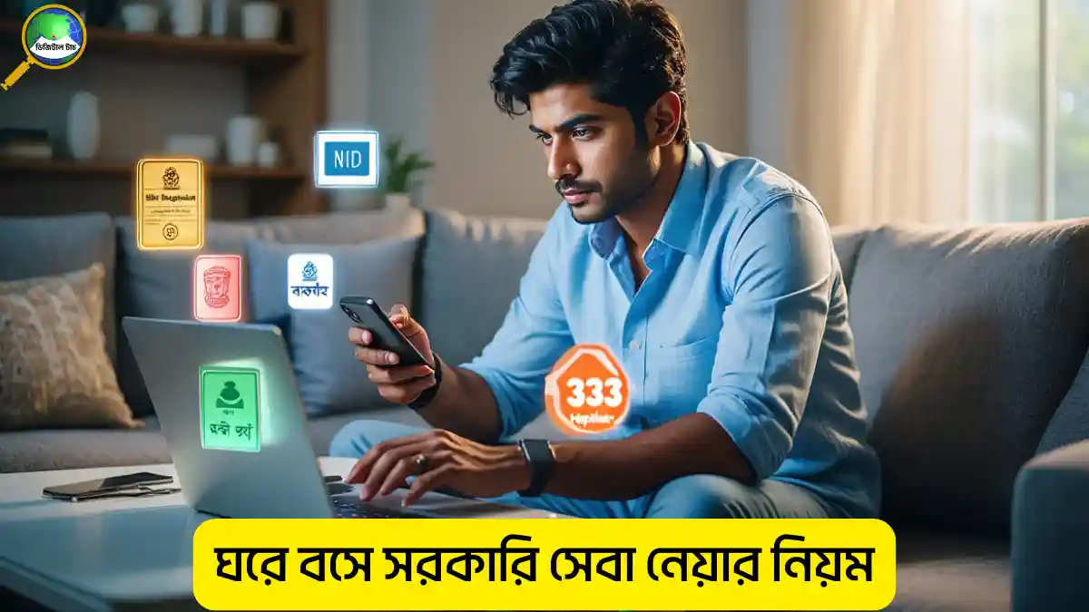ঘরে বসে সরকারি সেবা নেয়ার নিয়ম | অনলাইন সরকারি সেবার সম্পূর্ণ গাইড