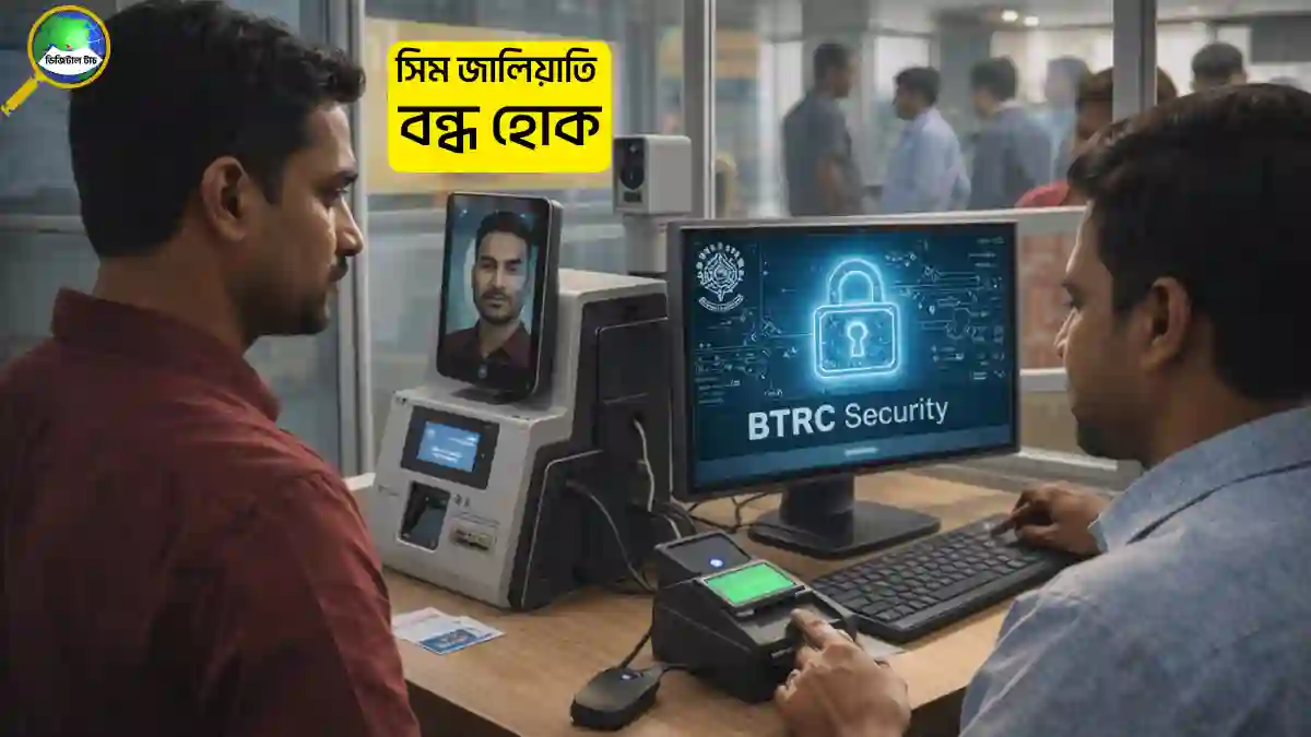 সিম জালিয়াতি রুখতে বিটিআরসি’র ডিজিটাল কবজ: ফেস আইডি দিয়ে সিম নিবন্ধন