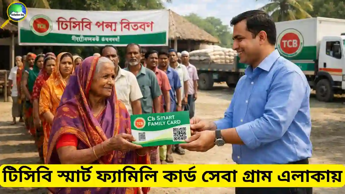 টিসিবি স্মার্ট ফ্যামিলি কার্ড সেবা গ্রাম এলাকায় কিভাবে পাবেন