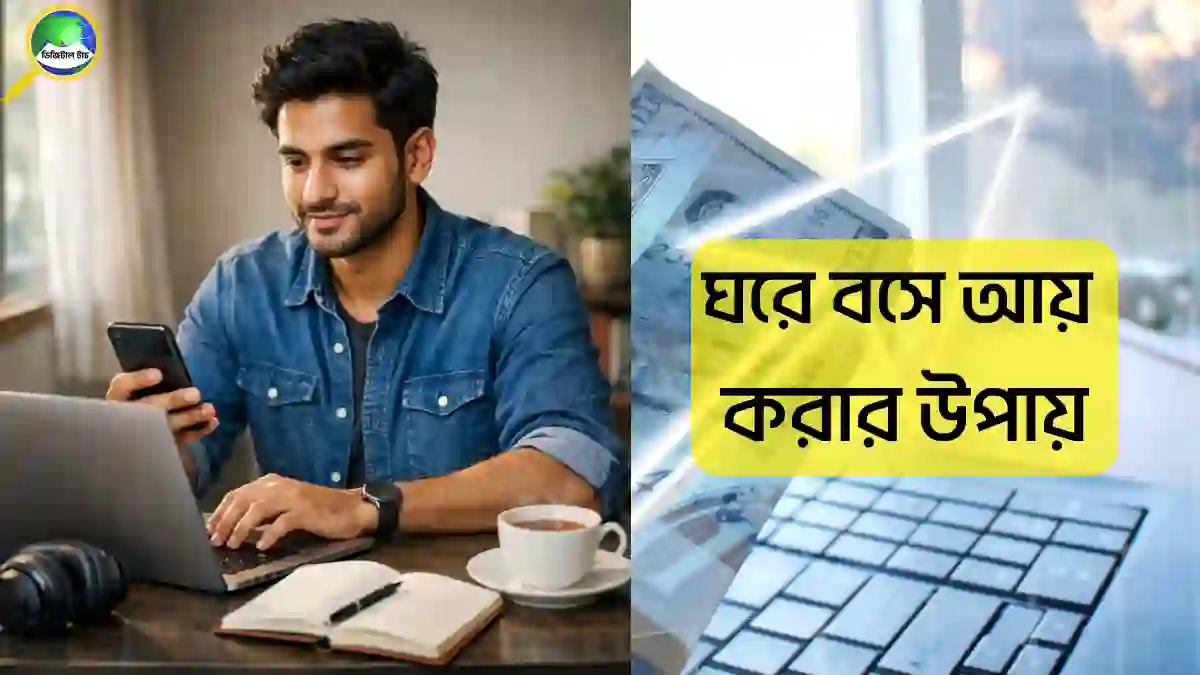 ঘরে বসে আয় করার উপায়