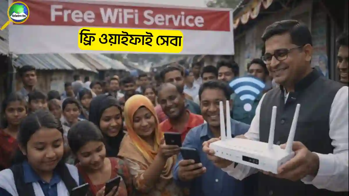 কড়াইল বস্তিতে ফ্রি ওয়াইফাই চালু