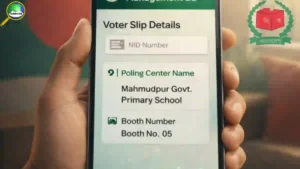 অনলাইনে ভোটার স্লিপ সংগ্রহ করার নিয়ম