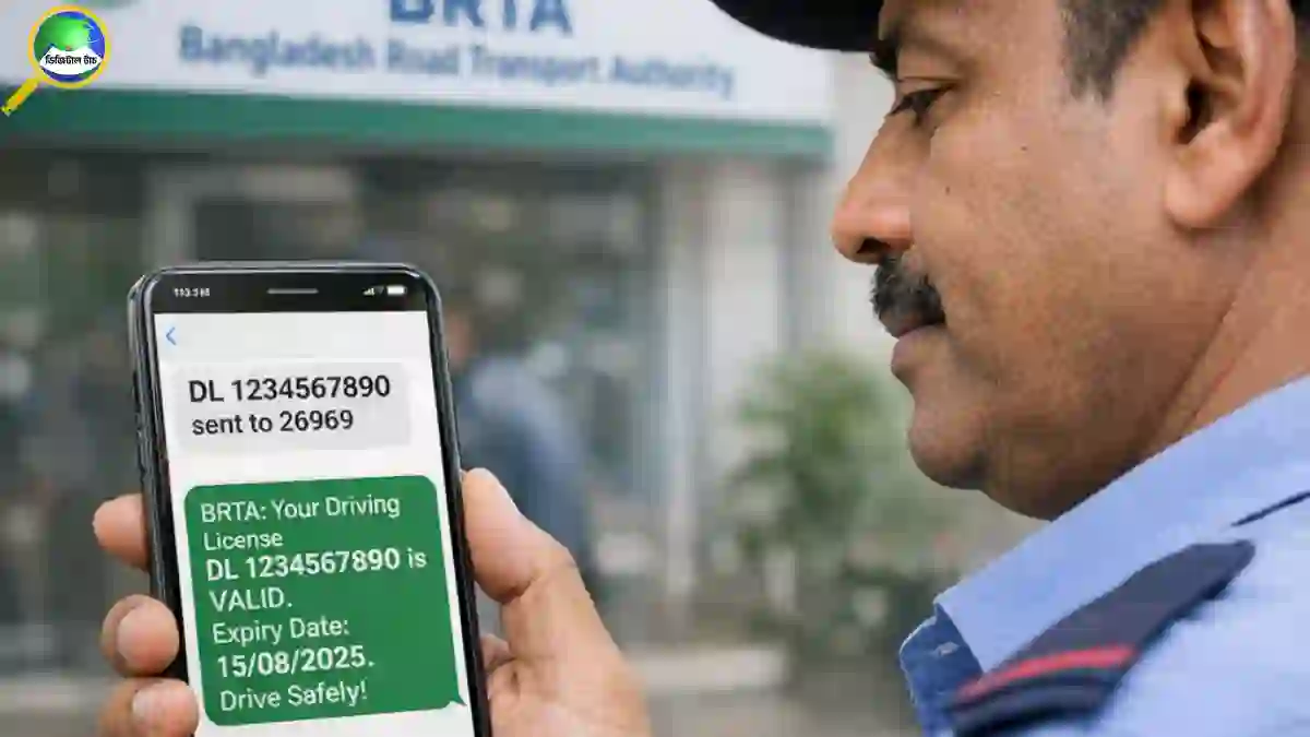 রেফারেন্স নাম্বার দিয়ে ড্রাইভিং লাইসেন্স চেক ২০২৬