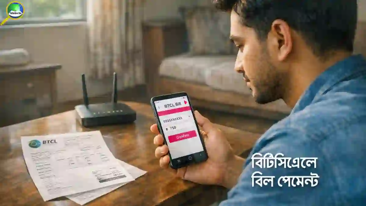 বিটিসিএল বিল বিকাশ করার নিয়ম ২০২৬