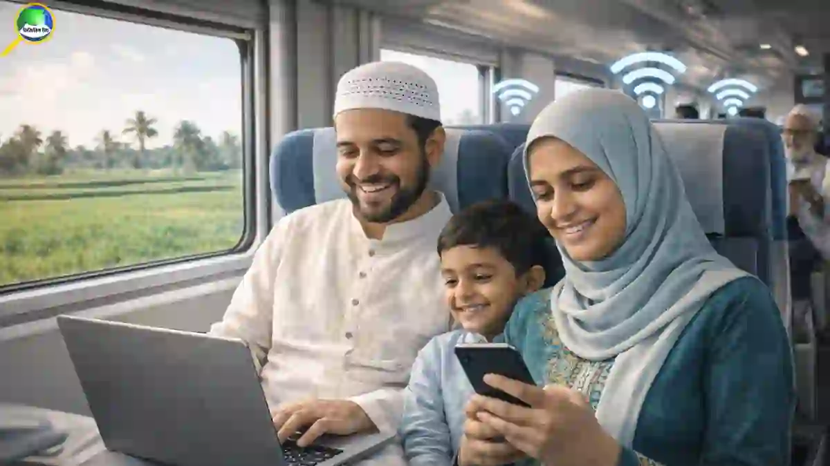 ঈদযাত্রায় ট্রেনে স্টারলিংকের ফ্রি ইন্টারনেট চালু