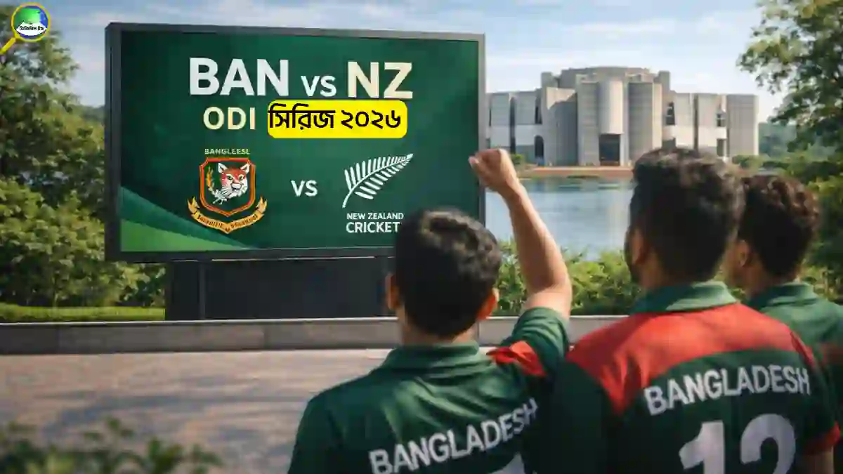 বাংলাদেশ বনাম নিউজিল্যান্ড ওডিআই সিরিজ ২০২৬ সময়সূচী ও টিকিট গাইড