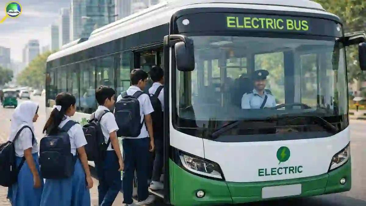 শিক্ষার্থীদের জন্য ইলেকট্রিক বাস