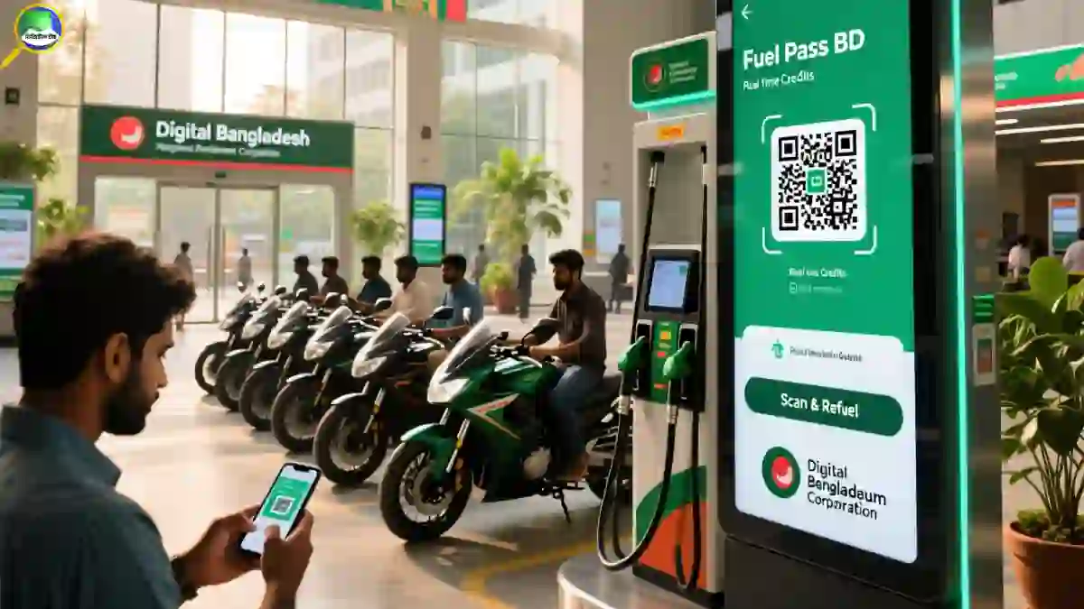 সাত জেলার মোটরসাইকেল চালকদের জন্য ফুয়েল পাস অ্যাপ চালু