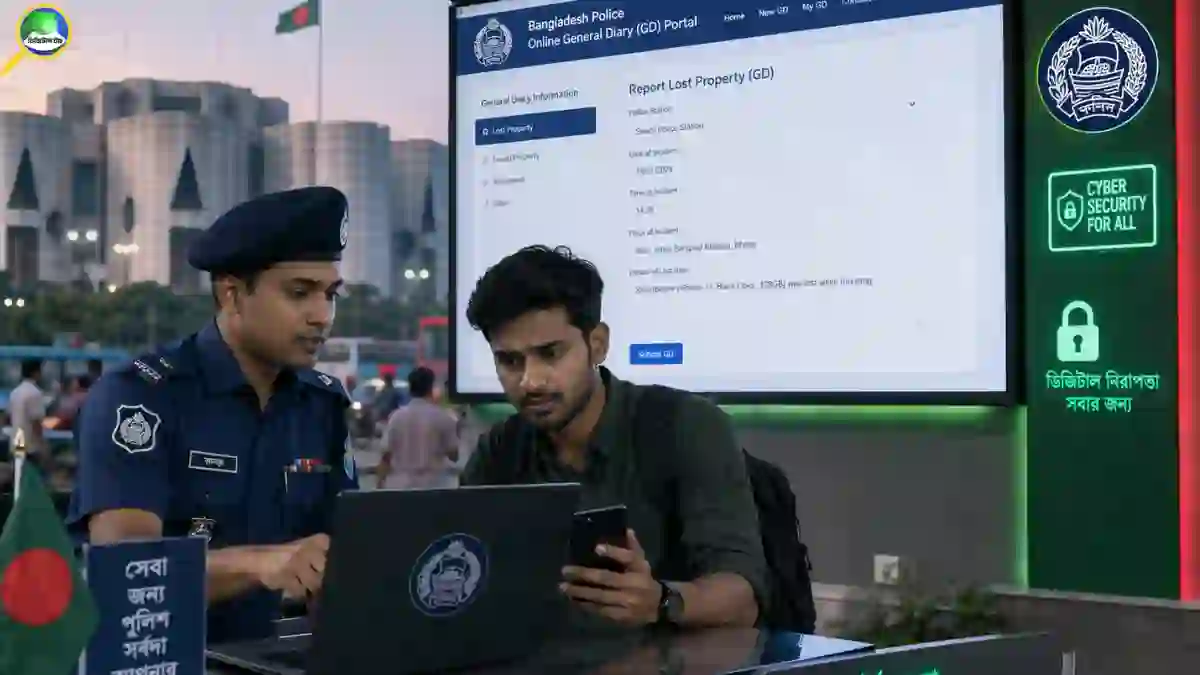 হারানো মোবাইল ফিরে পেতে অনলাইনে জিডি করার নিয়ম ২০২৬