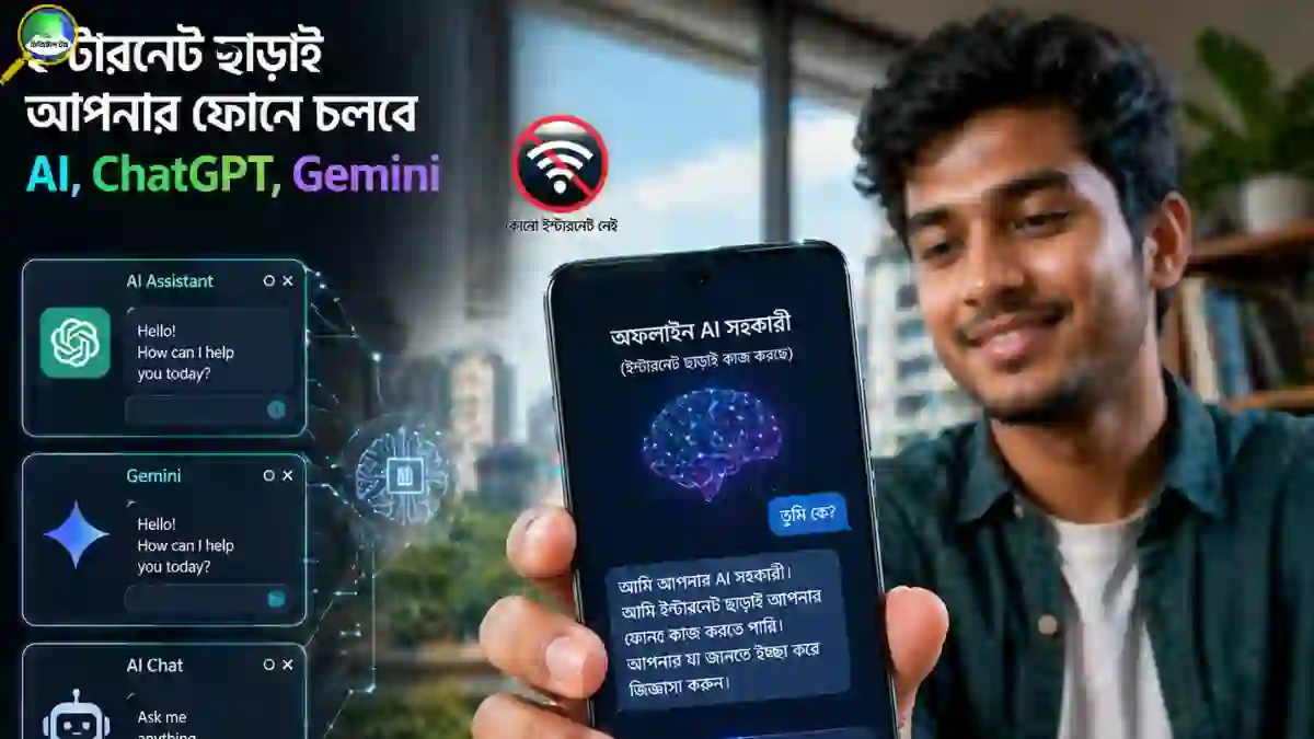 ইন্টারনেট ছাড়াই AI এখন ফোনে Google এর নতুন টুল