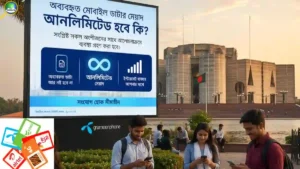 অব্যবহৃত মোবাইল ডাটার মেয়াদ হবে আনলিমিটেড করার উদ্যোগ নিচ্ছে সরকার