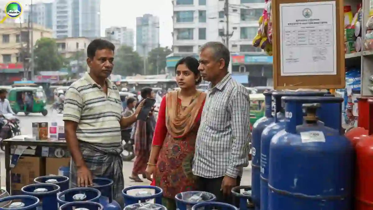 ১২ কেজি এলপিজি সিলিন্ডারের দাম অপরিবর্তিত