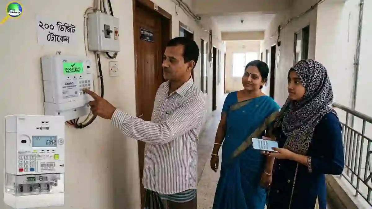 প্রিপেইড মিটারে ২০০ ডিজিটের টোকেন নম্বর যেভাবে রিচার্জ করবেন সহজ গাইড