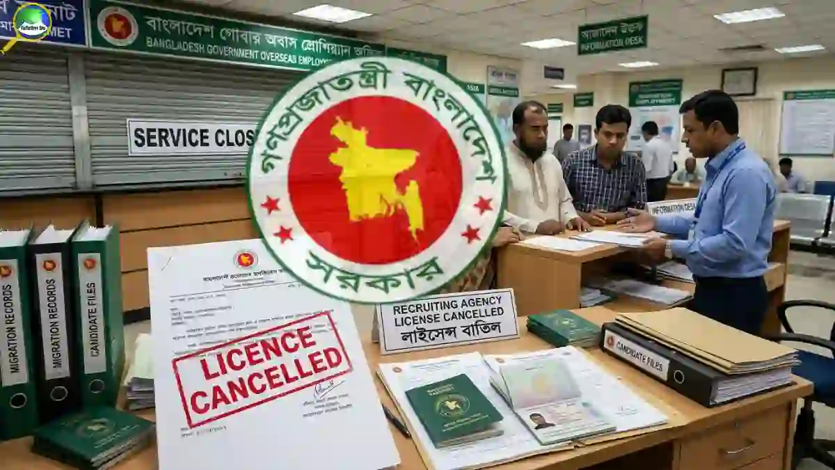৪৯ রিক্রুটিং এজেন্সির লাইসেন্স বাতিল, অনিয়মে কঠোর ব্যবস্থা সরকারের