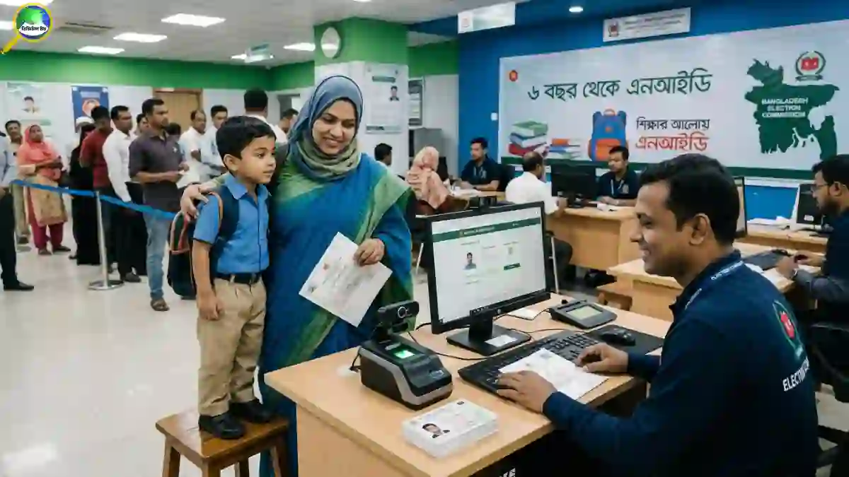 ৬ বছর থেকে এনআইডির পরিকল্পনা, ১৮ হলেই ভোটার, জানুন নতুন নিয়ম