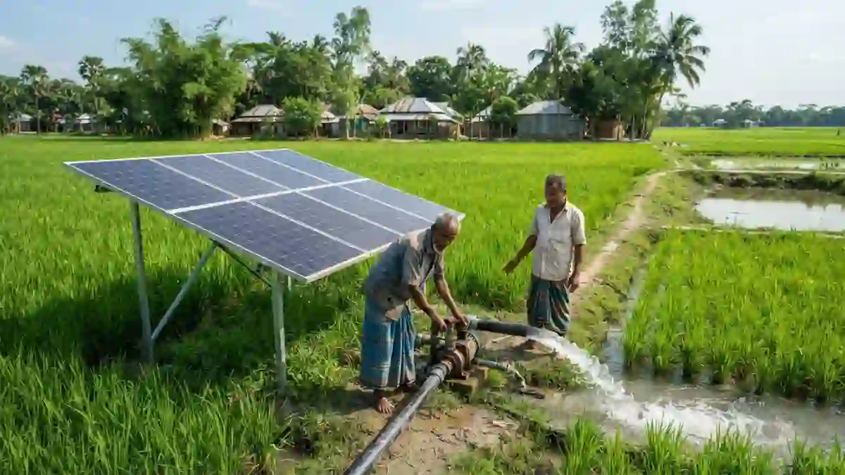 কৃষি সেচে সৌরবিদ্যুৎ চালিত পানির পাম্প